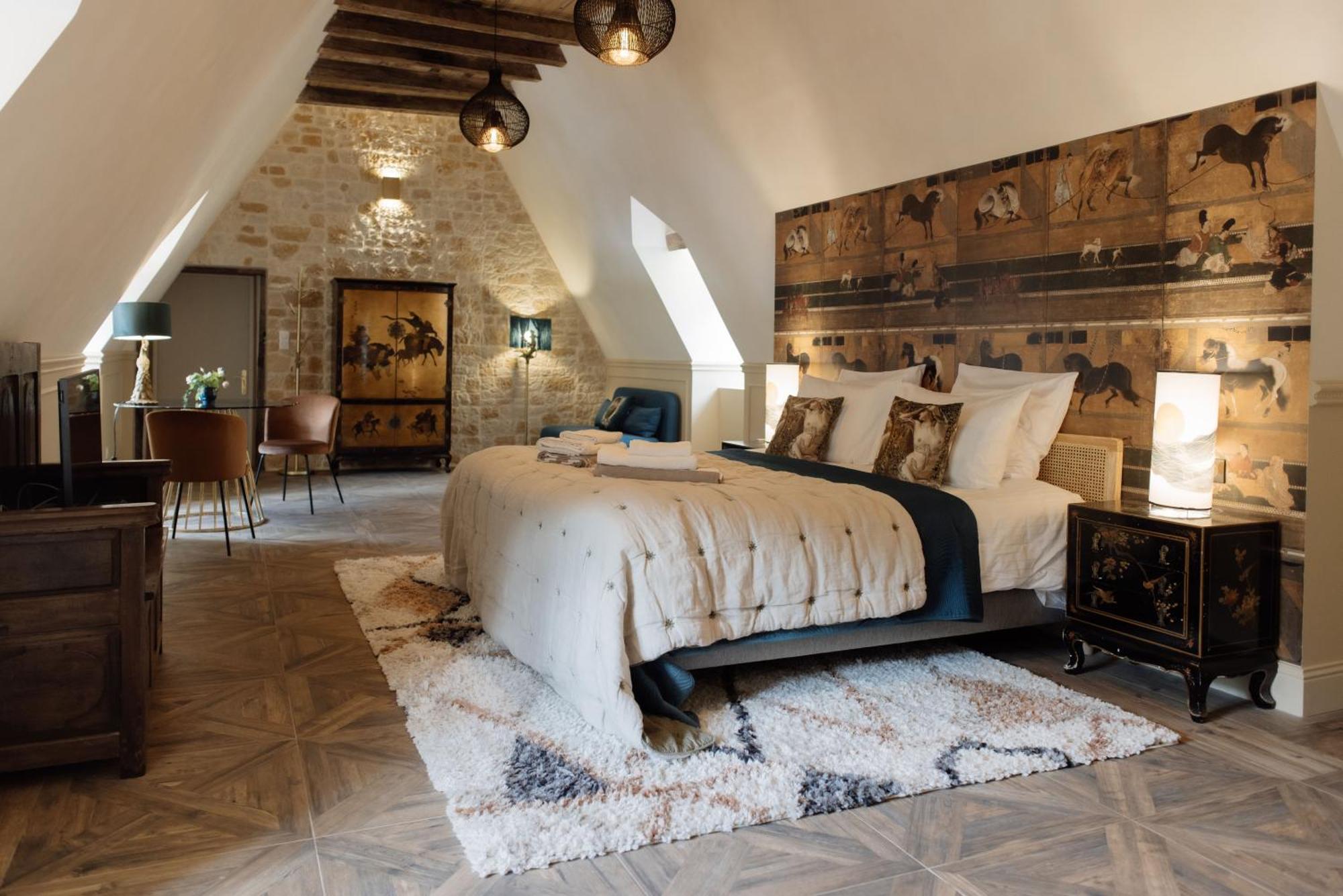 오토얼 Manoir De Laroque Delprat B&B 외부 사진